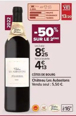 Carrefour Market Château Les Aubastons offre