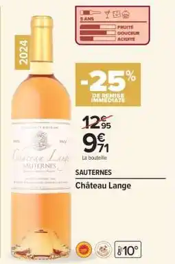 Carrefour Market Château Lange offre