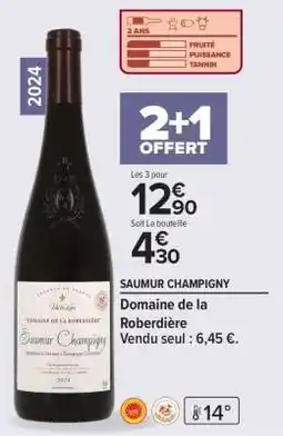 Carrefour Market SAUMUR CHAMPIGNY offre