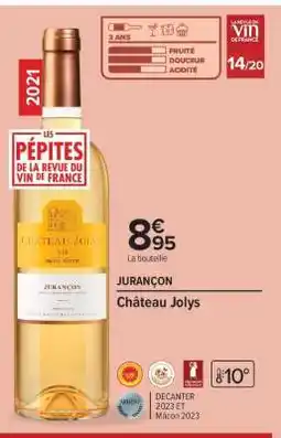 Carrefour Market Jurançon Château Jolys offre
