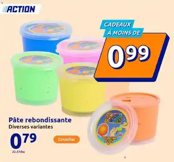 Action Pâte rebondissante offre