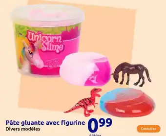 Pâte gluante avec figurine