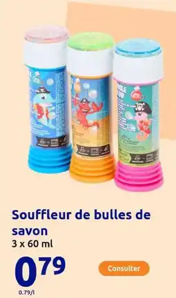 Action Souffleur de bulles de savon offre
