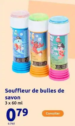 Action Souffleur de bulles de savon offre