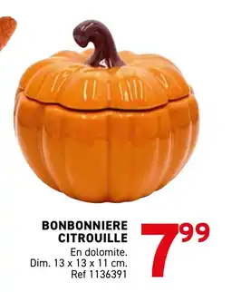 Trafic Bonbonniere citrouille offre