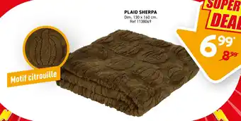 Trafic Plaid sherpa offre