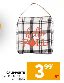 Trafic Cale-porte offre