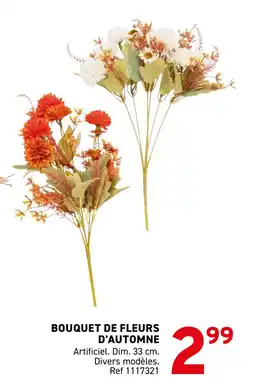 Trafic Bouquet de fleurs d'automne offre