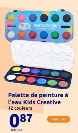 Action Palette de peinture à l'eau Kids Creative offre