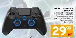 Trafic Manette sans fil egogear offre