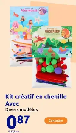 Action Kit créatif en chenille Avec offre