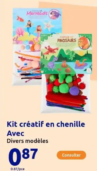Action Kit créatif en chenille Avec offre