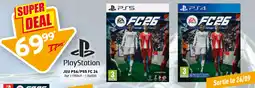 Trafic PlayStation Jeu ps4 ps5 fc 26 offre