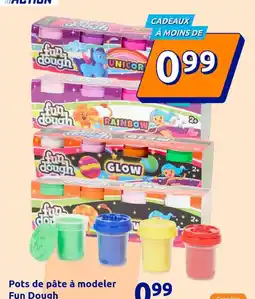 Action Pots de pâte à modeler fun dough offre