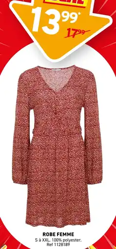 Trafic Robe femme offre