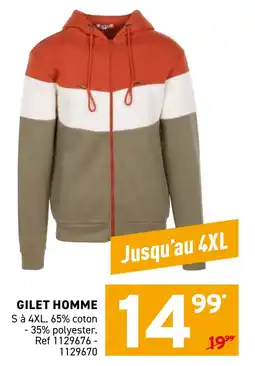 Trafic Gilet homme offre