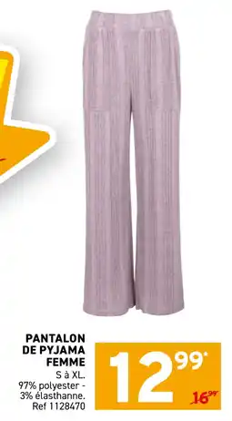Trafic Pantalon de pyjama femme offre