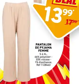 Trafic Pantalon de pyjama femme offre