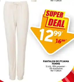Trafic Pantalon de pyjama femme offre