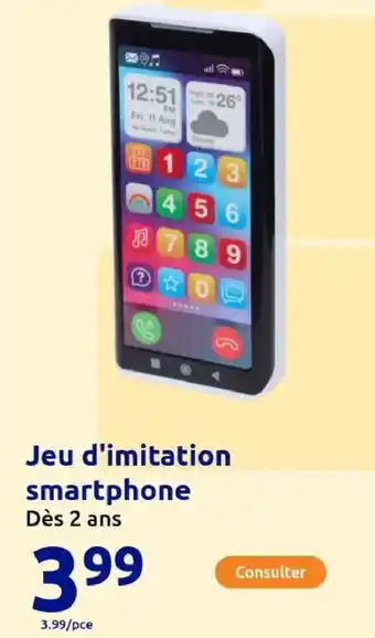 Action Jeu d'imitation smartphone offre
