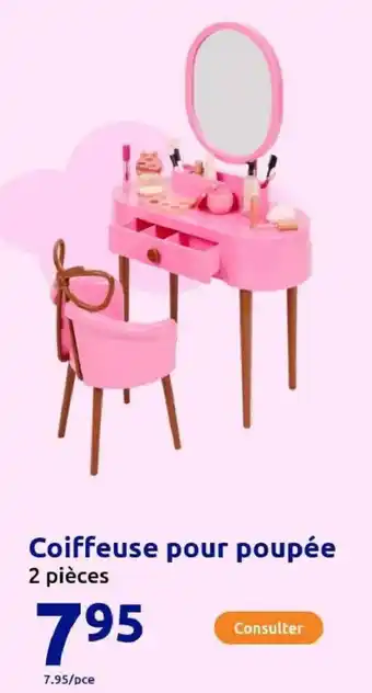 Action Coiffeuse pour poupée offre