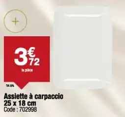Promocash Assiette à carpaccio offre