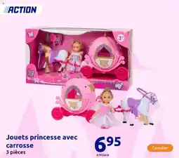 Action Jouets princesse avec carrosse offre