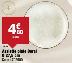 Promocash Assiette plate boral offre