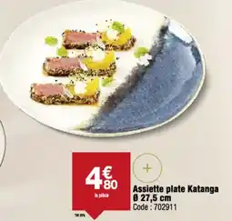 Promocash Assiette plate katanga offre