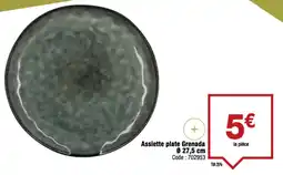 Promocash Assiette plate grenada offre