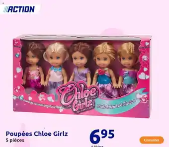 Action Poupées chloe girlz offre