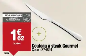 Promocash Couteau à steak gourmet offre