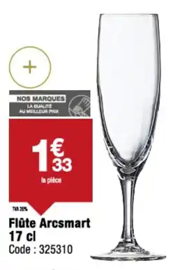 Promocash Flûte arcsmart offre