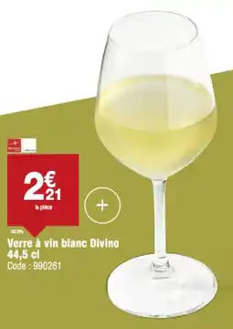 Promocash Verre à vin blanc divino offre