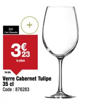 Promocash Verre cabernet tulipe offre