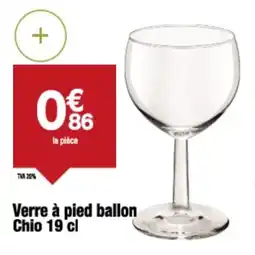 Promocash Verre à pied ballon chio offre