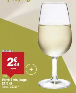 Promocash Verre à vin jaugé offre