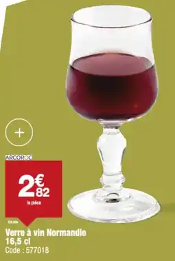 Promocash Verre à vin normandie offre