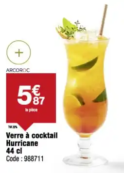Promocash Verre à cocktail hurricane offre