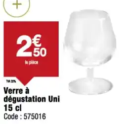 Promocash Verre à dégustation uni offre