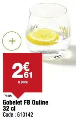 Promocash Gobelet fb ouline offre
