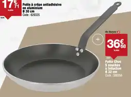 Promocash Poêle à crêpe antiadhésive en aluminium offre