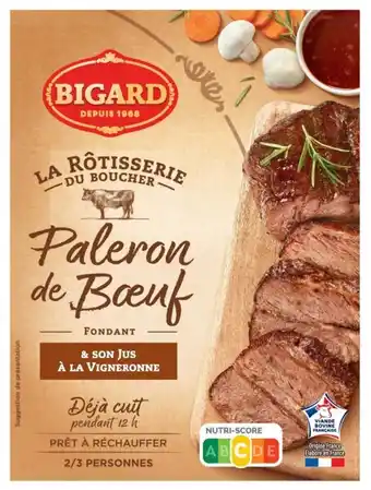 Carrefour Market Paleron de bœuf cuit BIGARD offre