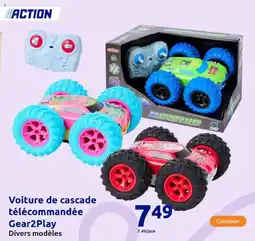 Action Voiture de cascade télécommandée Gear2Play offre