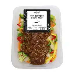 Carrefour Market Boeuf aux oignons et nouilles chinoises LE CHEF offre