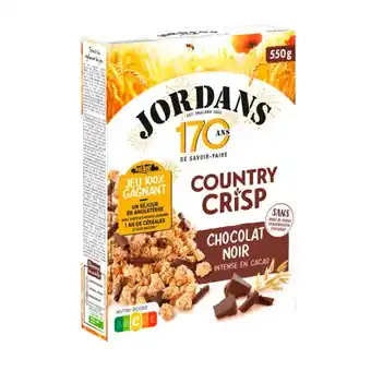 Carrefour Market JORDANS Céréales Country Crisp offre