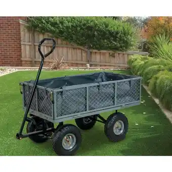 Carrefour CARREFOUR Chariot de jardin multi usages à bascule offre