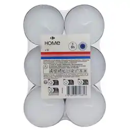 Carrefour CARREFOUR HOME Bougies chauffe plat Maxi par 12 offre