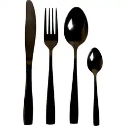 Carrefour Ménagère 24 pièces noire offre