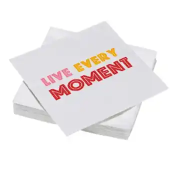 Carrefour CARREFOUR HOME Lot de 20 serviettes décorées offre